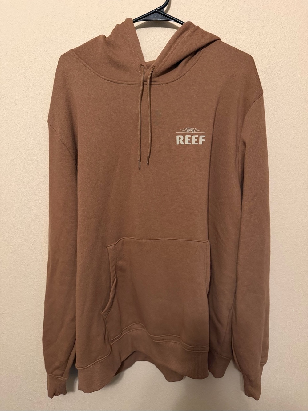 REEF Men's Graphic Hoodie - Brown - Size XL - NWT